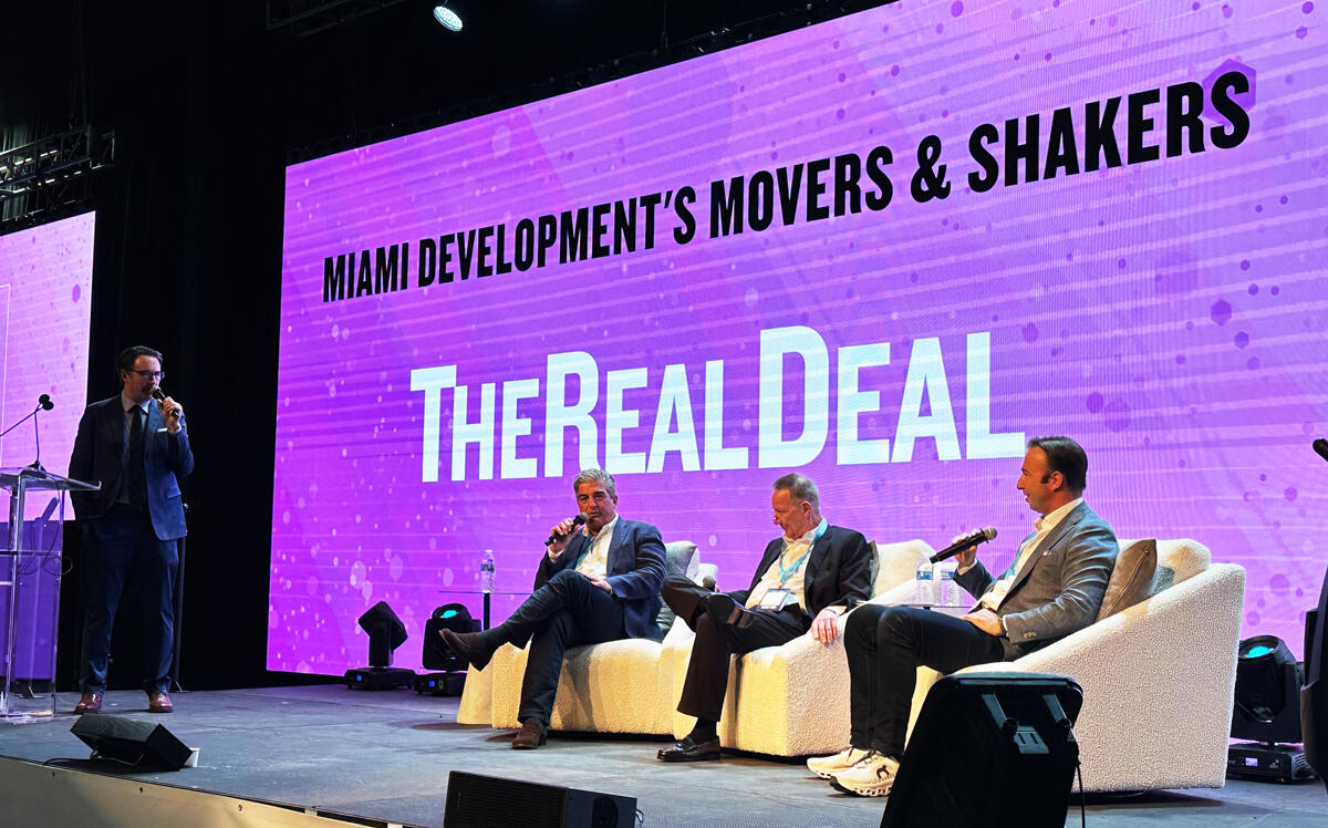 From left: TRD's Stuart Elliott, Rosso Development's Carlos Rosso, Continuum's Bruce Eichner, 13th Floor's Arnaud Karsenti